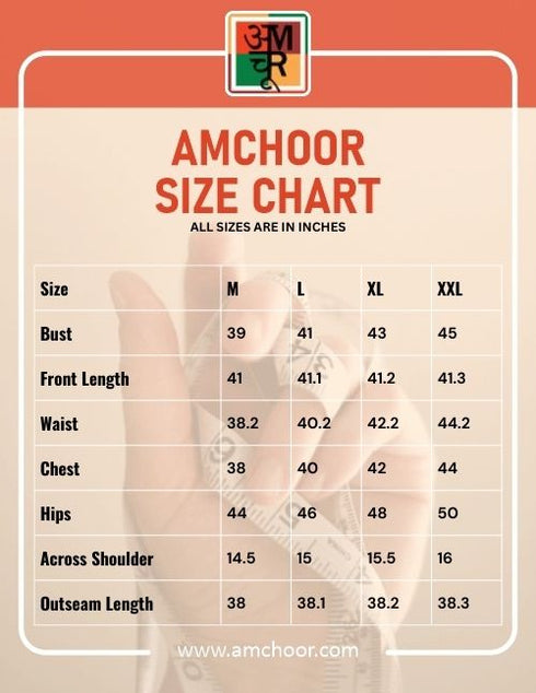 Amchoor Pink Cotton Floral Print Kurti Pant for Women's