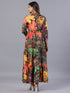 Amchoor-Brown-Print-K-Dress