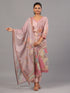 Mauve Digital Print Kurti Set