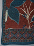 Amchoor Brown Bold Leafy Printed Kurti Set with Dupatta