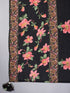Amchoor Black Floral Printed Long Kurti Set