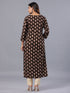 Amchoor Brown Paisley Print Kurti