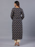 Amchoor Navy Paisley Print Kurti