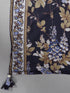 Amchoor Blue Floral print kurti set