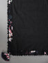 Amchoor Black Floral Print Kurti Set