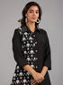 Amchoor Black Embroidered Printed Co-ord Sets