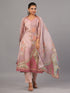 Mauve Digital Print Kurti Set