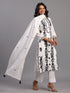 White Embroidered Kurti Set
