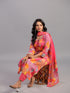 Pink Block Print Kurti Set