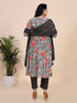 Grey Digital Print Kurti Set