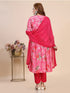 Pink Digital Print Kurti Set