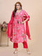 Pink Digital Print Kurti Set