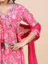 Pink Digital Print Kurti Set