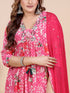 Pink Digital Print Kurti Set