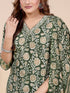 Green Batik Print Kurti set