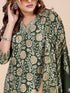 Green Batik Print Kurti set