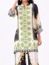 Amchoor Cream Crepe Digital Prints Co-ord Set for Womens