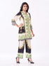 Amchoor Cream Crepe Digital Prints Co-ord Set for Womens