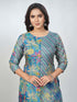 Amchoor Blue Russian Silk Embroidered Co-Ord Sets for Womens