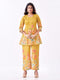 Amchoor Green Cotton Floral Co-ord Set for Womens