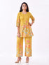 Amchoor Green Cotton Floral Co-ord Set for Womens