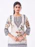 Amchoor Lime Green Crepe Floral Co-ord Set for Womens