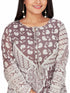 Amchoor Grey Cotton Block Print KURTI SET for Women's