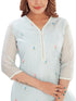 Amchoor Aqua Kota Embroidered Print Kurti Set for Women's