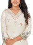 Amchoor Cream Cotton Floral Print KURTI SET for Women's