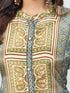 Amchoor Blue Crepe Digital Prints Kurta and Trouser Set for Womens