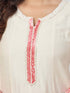 Amchoor Red Chanderi Floral Kurta Sets for Womens