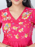 Amchoor Pink Mul Chanderi Embroidered Kurta Sets For Womens