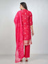 Amchoor Rani Organza Bandhani Kurta Sets for Womens
