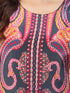 Amchoor Black Crepe Digital Prints Kurta Sets for Womens