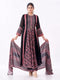Amchoor Black Georgette Floral Kurti Set for Womens