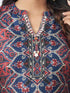 Amchoor Maroon Dola Silk Digital Prints Kurta Sets For Womens