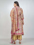 Amchoor Yellow Muslin Digital Prints Kurta Sets for Womens