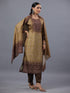 Green Ombre Ditsy Printed Kurti Set
