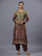 Green Ombre Digital Printed Kurti Set