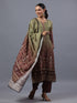 Green Ombre Digital Printed Kurti Set
