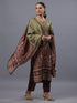 Green Ombre Digital Printed Kurti Set