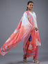 Assorted Shade With Abstract Print Kurti Set