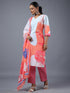 Assorted Shade With Abstract Print Kurti Set