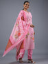 Pink Digital Print Kurta Set
