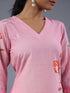 Pink Digital Print Kurta Set