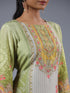 Green Digital Print Kurti Set