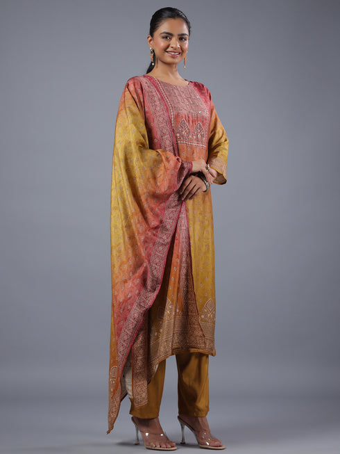 Assorted Ombre Printed Kurti Set