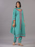Persian Green Embroidered Kurti Set