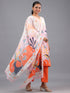 Assorted Colorful Abstract Print Kurti Set