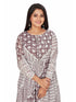 Amchoor Grey Cotton Block Print KURTI SET for Women's